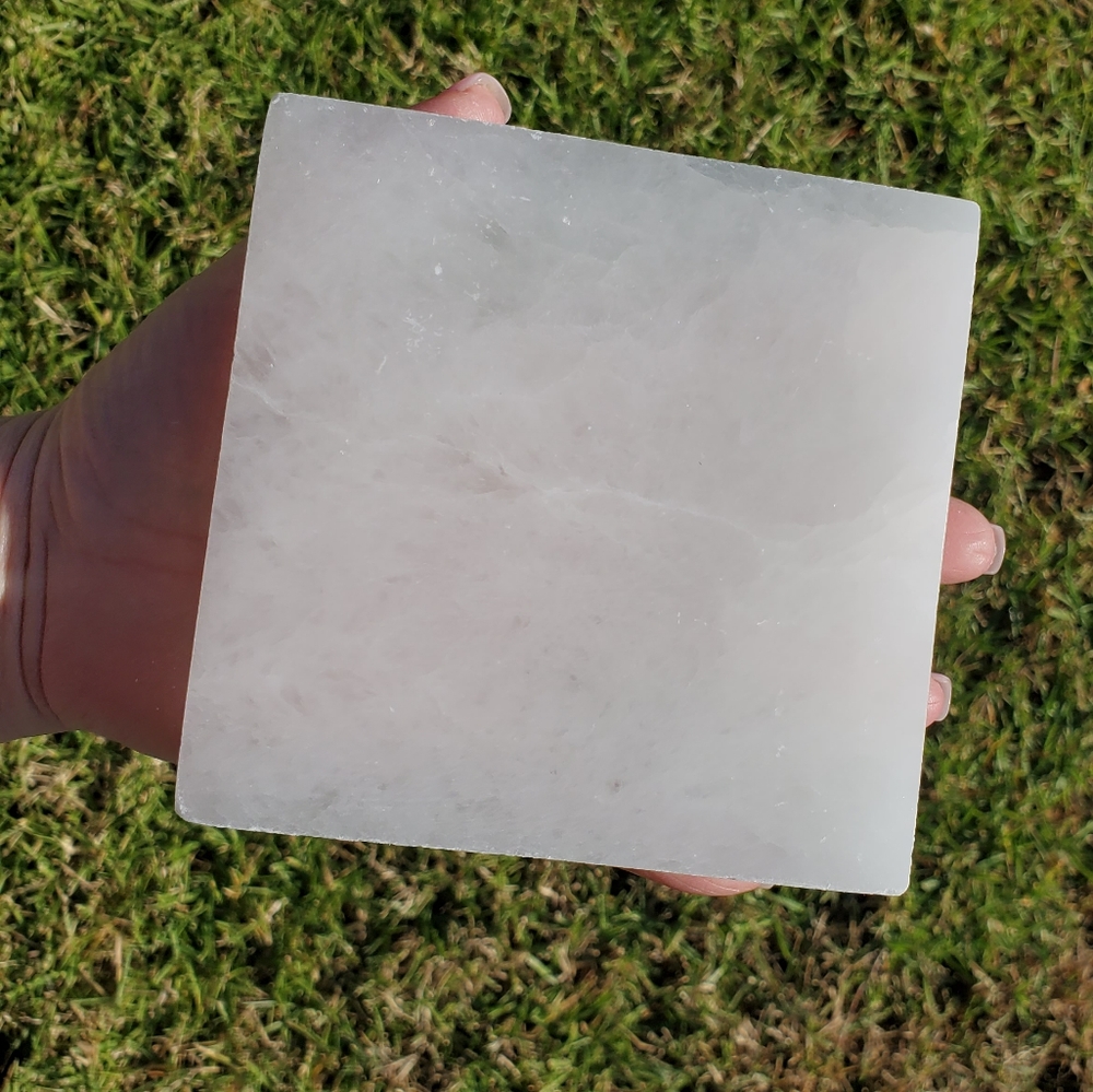 Selenite Charging Plate 5"